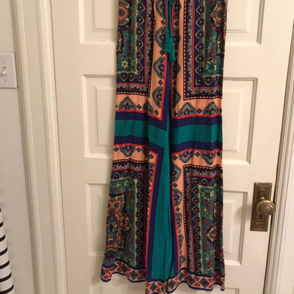 COLORFUL flowy summer palazzo pants